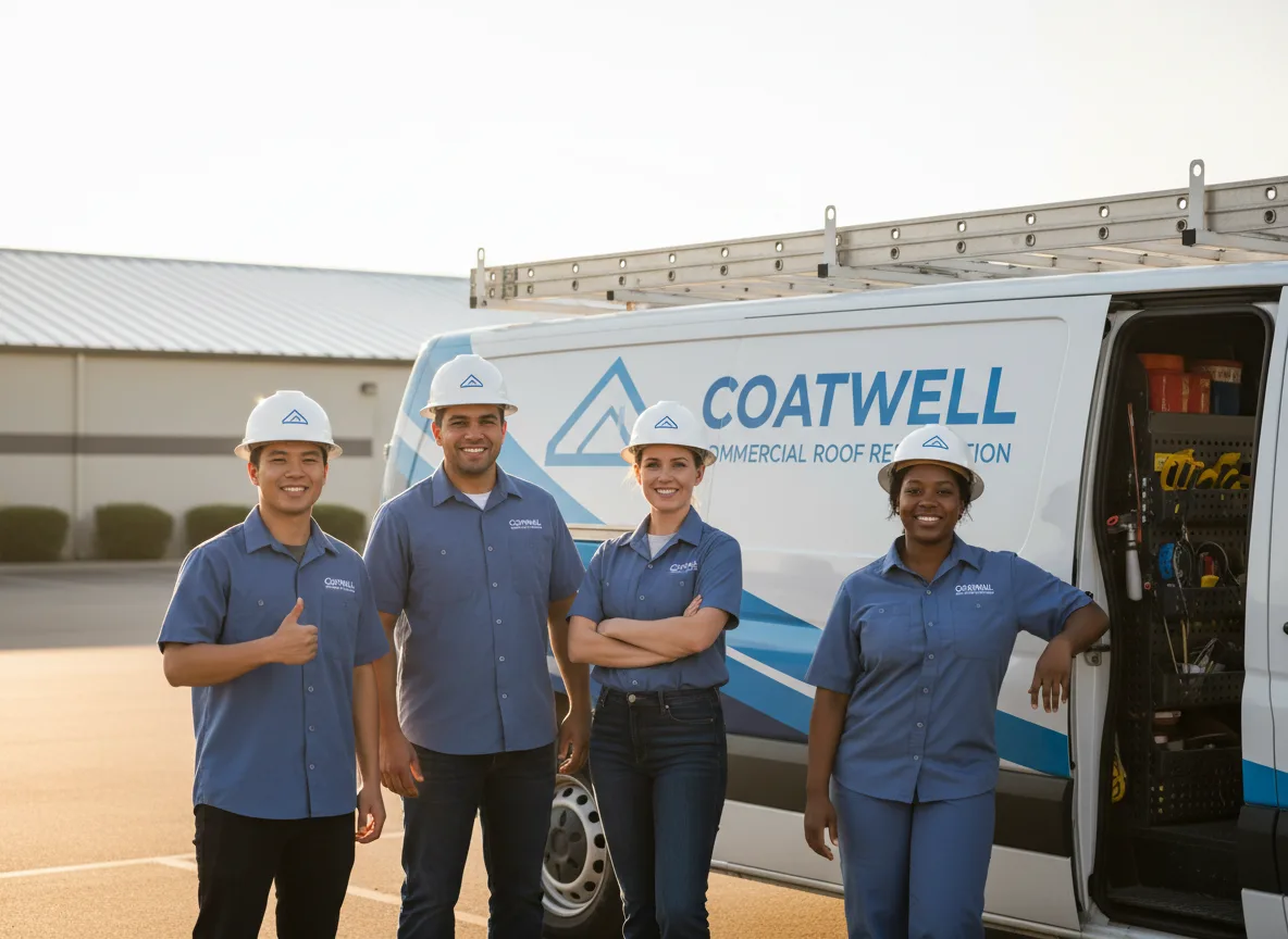 Commercial roof coating company in Dupo, IL